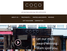 Tablet Screenshot of coconailbar.com